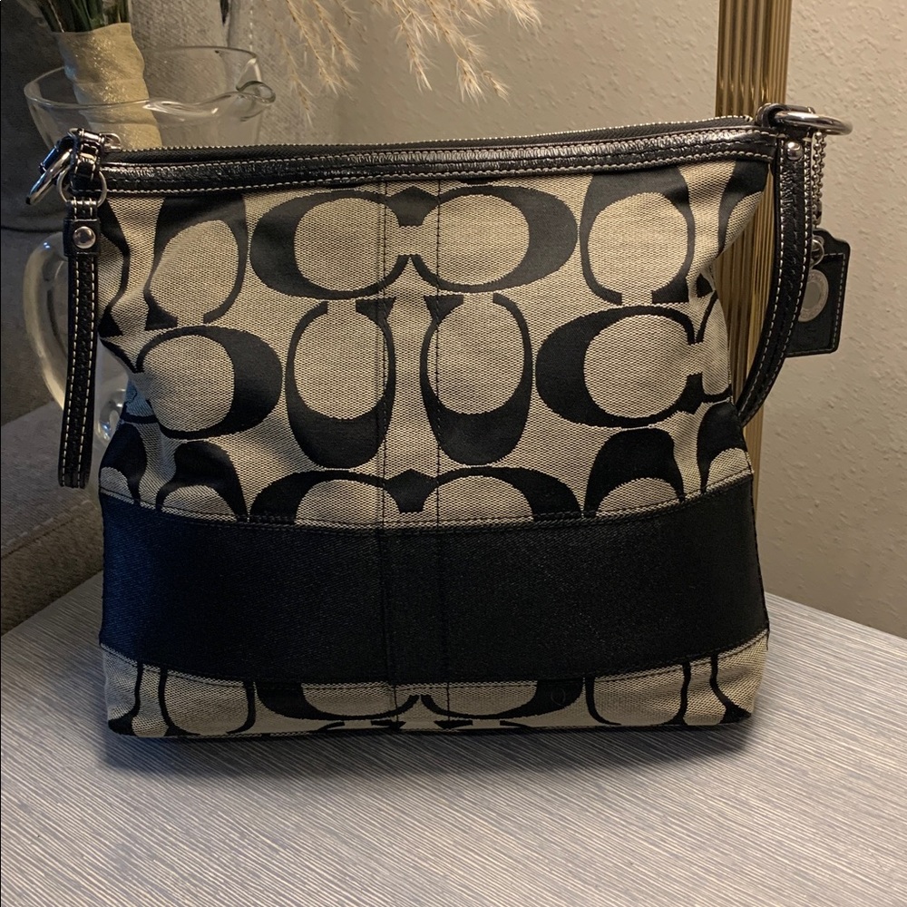 Coach 2009 signature logo stripe swing pack bag - Picture 3 of 6